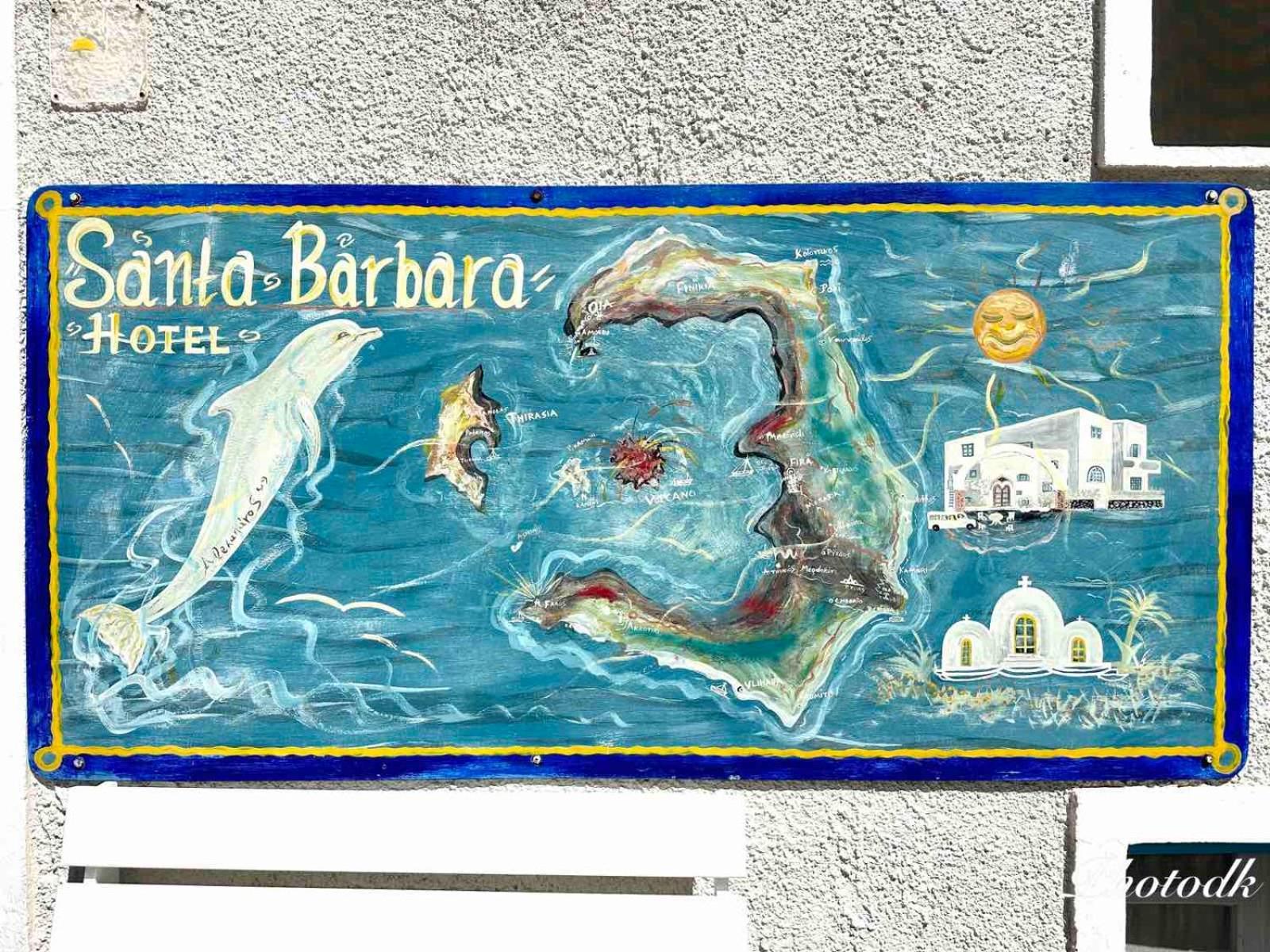 Hotel Santa Barbara Perissa  Exteriér fotografie