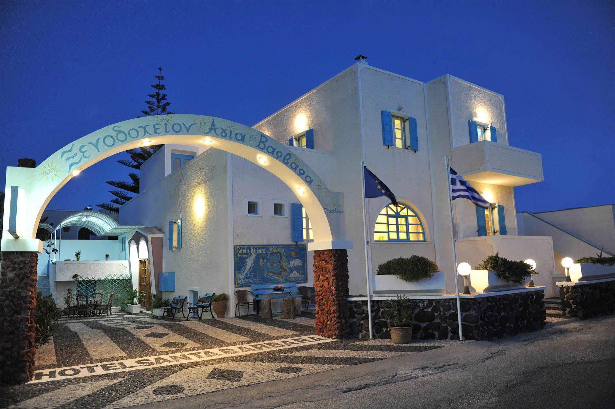 Hotel Santa Barbara Perissa  Exteriér fotografie